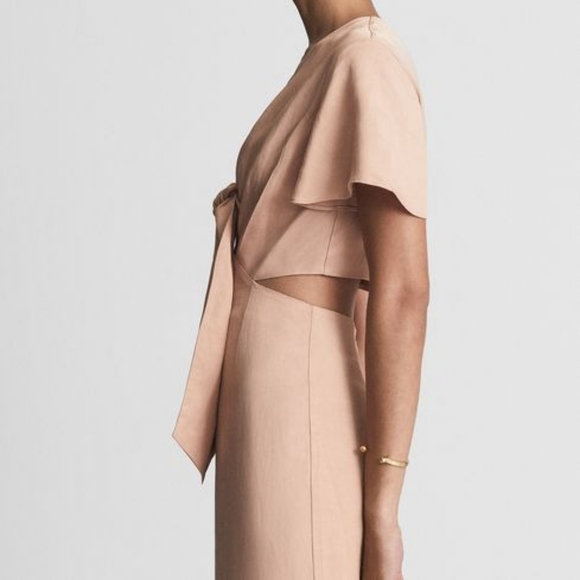 NWT REISS | Iona Cutout Midi Dress - Picture 5 of 7